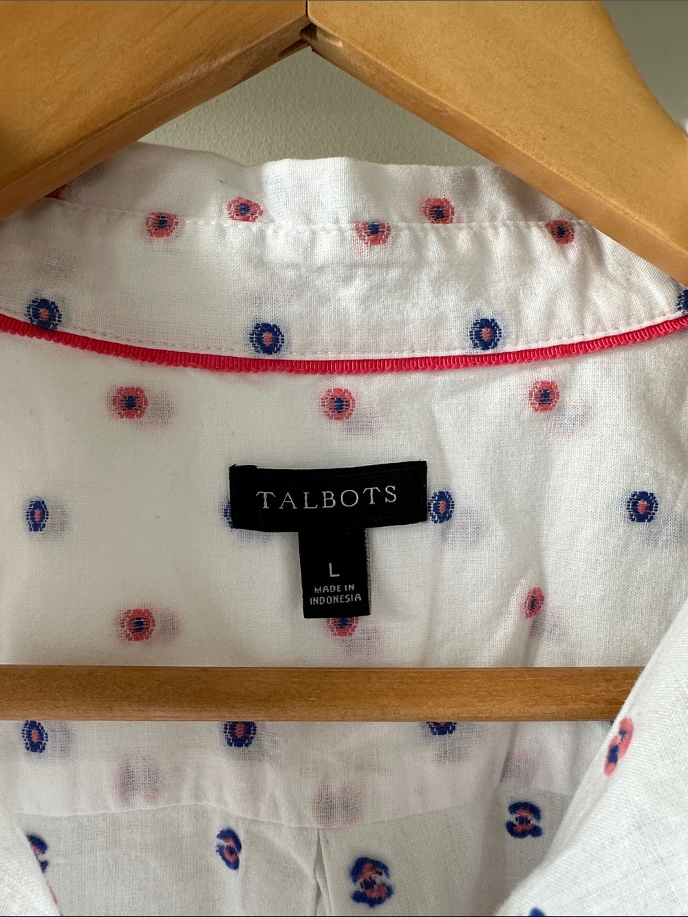 Talbots Cotton Button Down Shirt